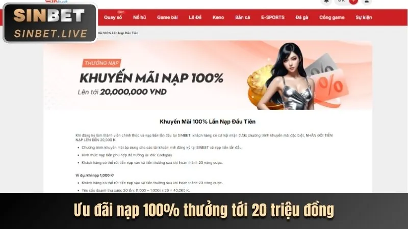 Nạp tiền qua ví điện tử vn583 win
